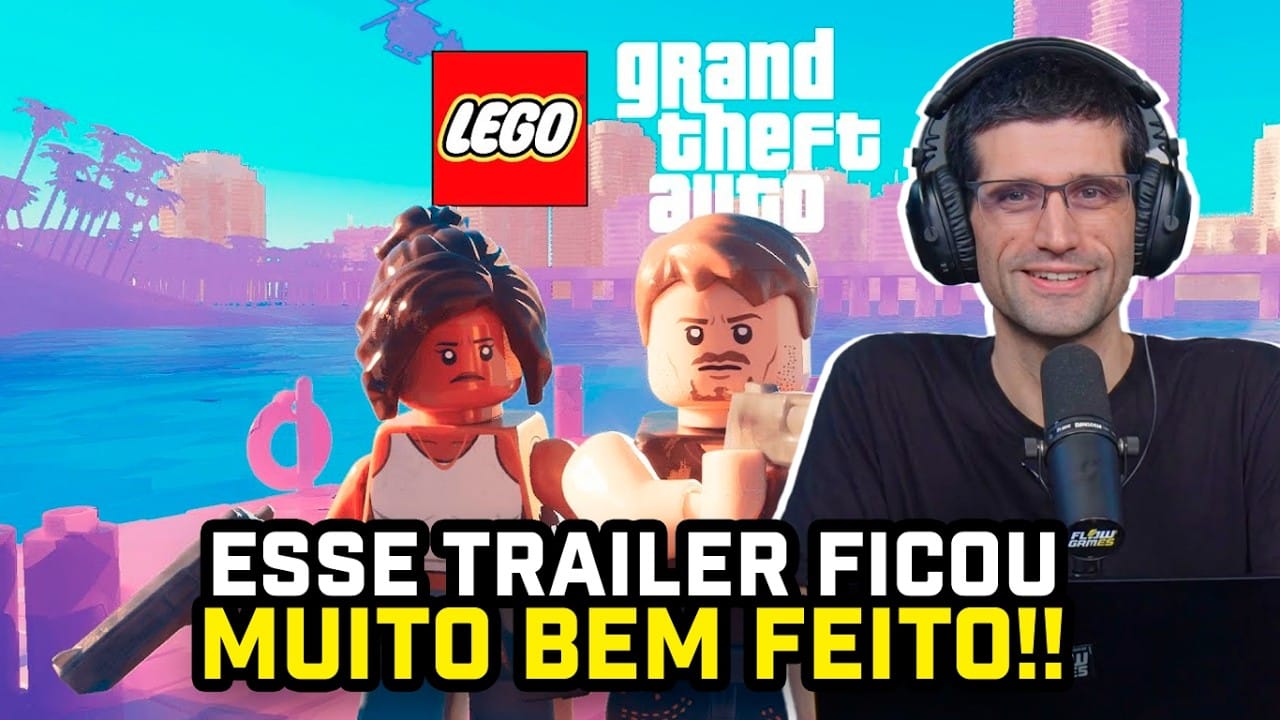 Flow Games reage ao trailer de GTA VI em LEGO — e a web vai à loucura